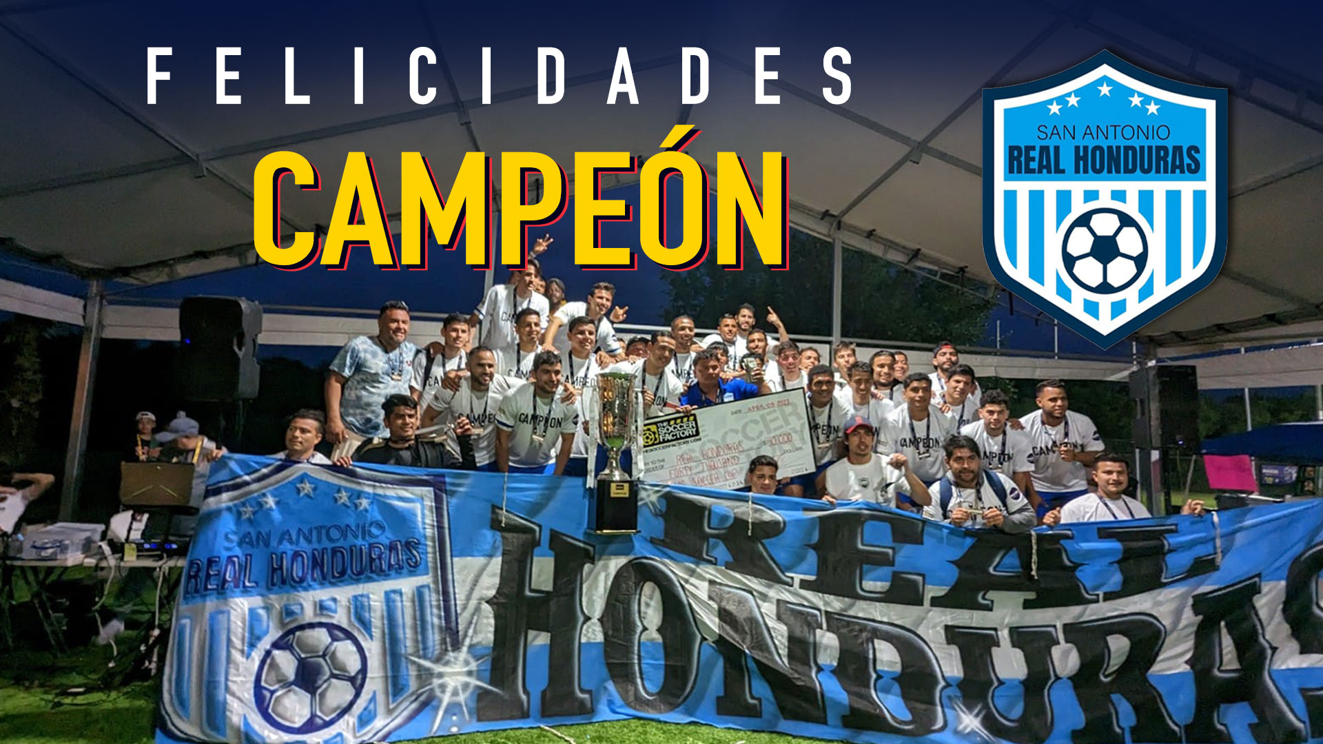 Real Honduras F.C. Campeón de la Alamo Soccer Cup 2023